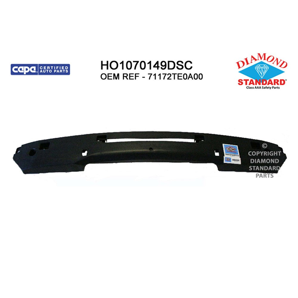 Front Bumper Impact Absorber 2008-2012 Honda Accord