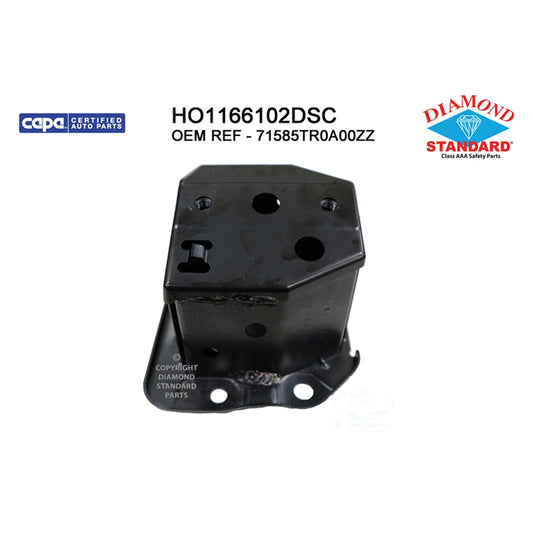 Rear Left Rear Driver Side Bumper Impact Bar Bracket 2012-2015 Honda Civic