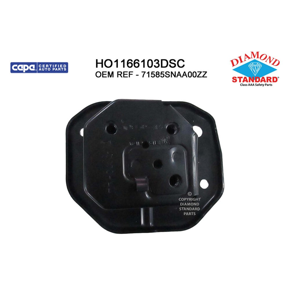 Rear Left Rear Driver Side Bumper Impact Bar Bracket 2006-2011 Honda Civic