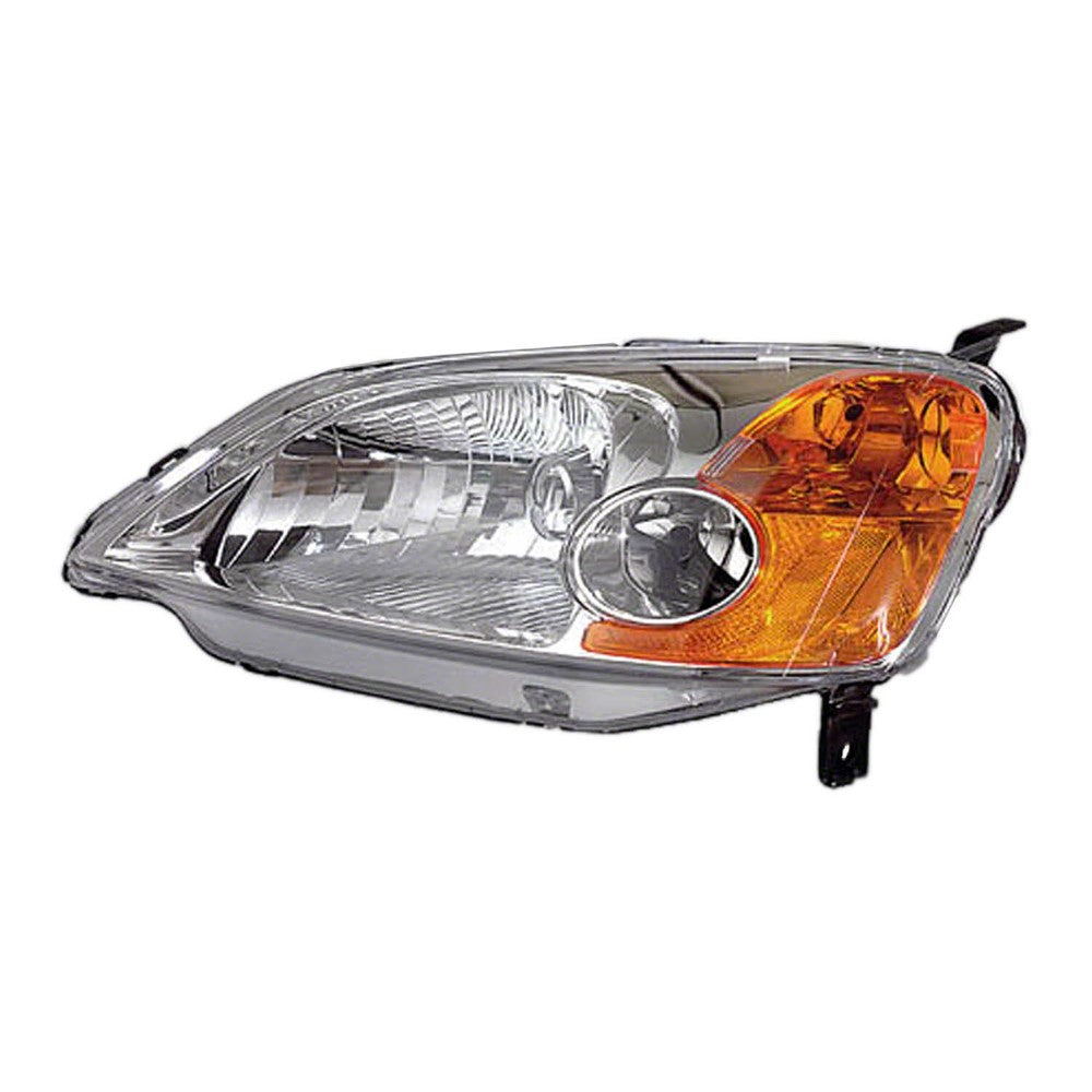 Front Left Driver Side Headlight Lens And Housing 2001-2003 Honda Civic