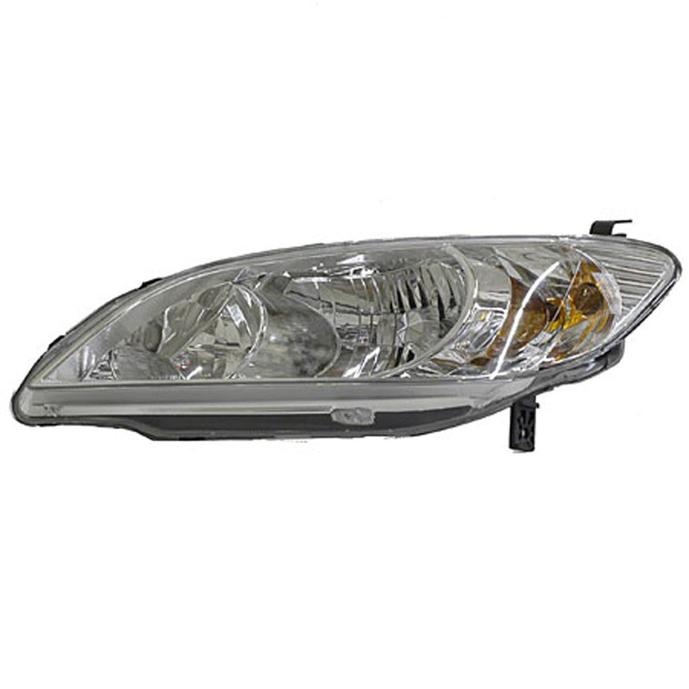 Front Left Driver Headlight Lens And Housing 2004-2005 Honda Civic