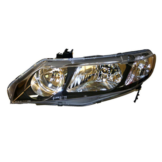 Front Left Driver Side Headlight Lens And Housing 2006-2011 Honda Civic