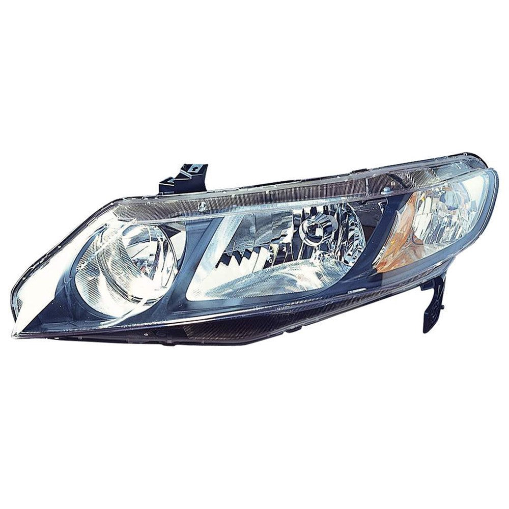Front Left Driver Side Headlight Lens And Housing 2006-2011 Honda Civic
