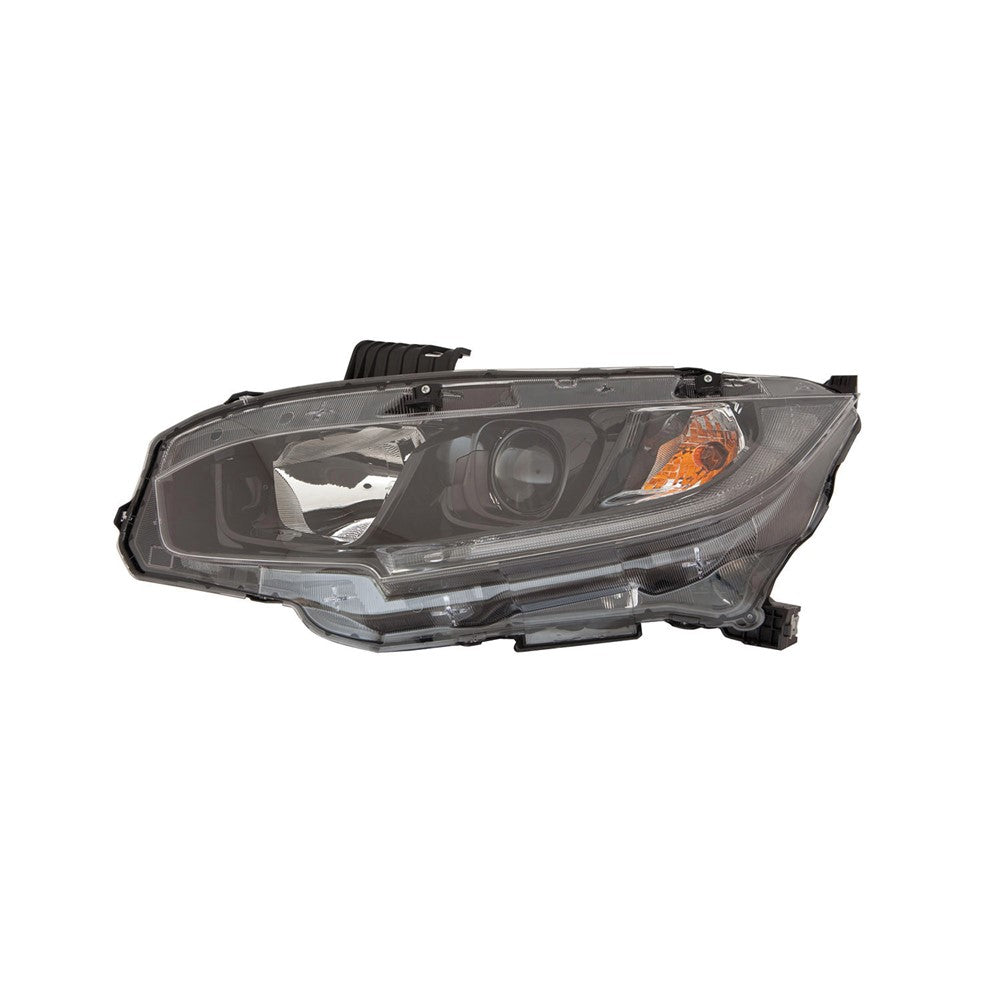 Front Left Driver Side Halogen Headlight Assembly 2018 Honda Civic