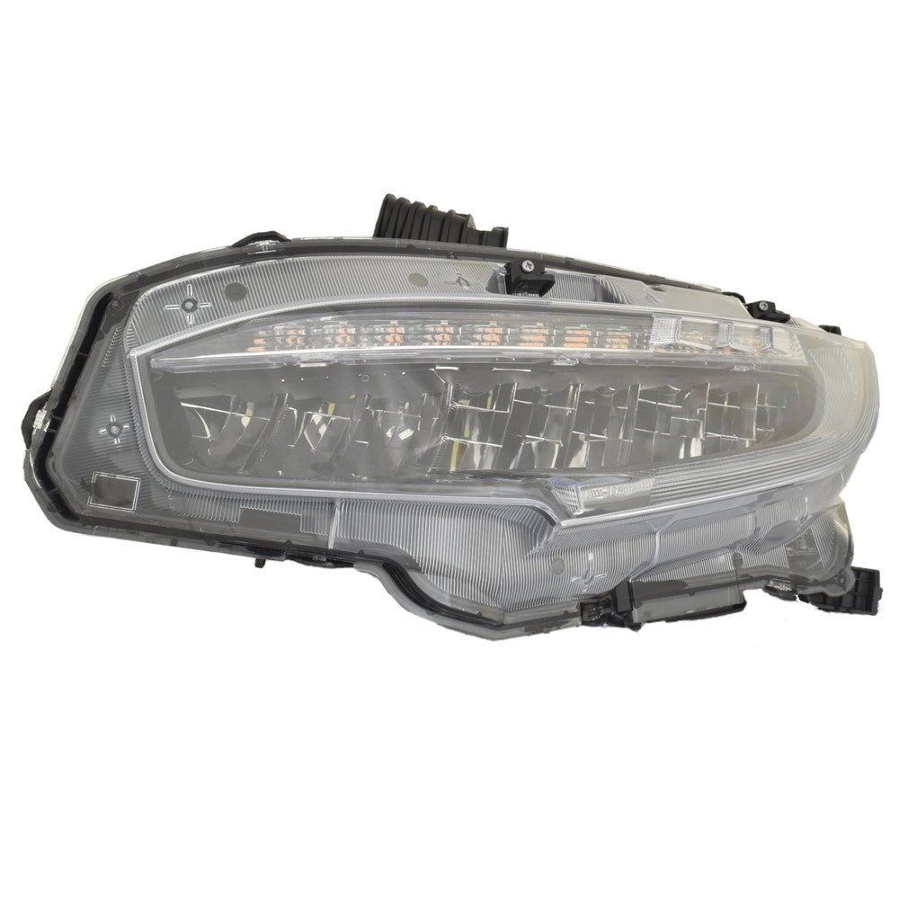 Front Left Driver Side Led Headlight Assembly 2020-2021 Honda Civic