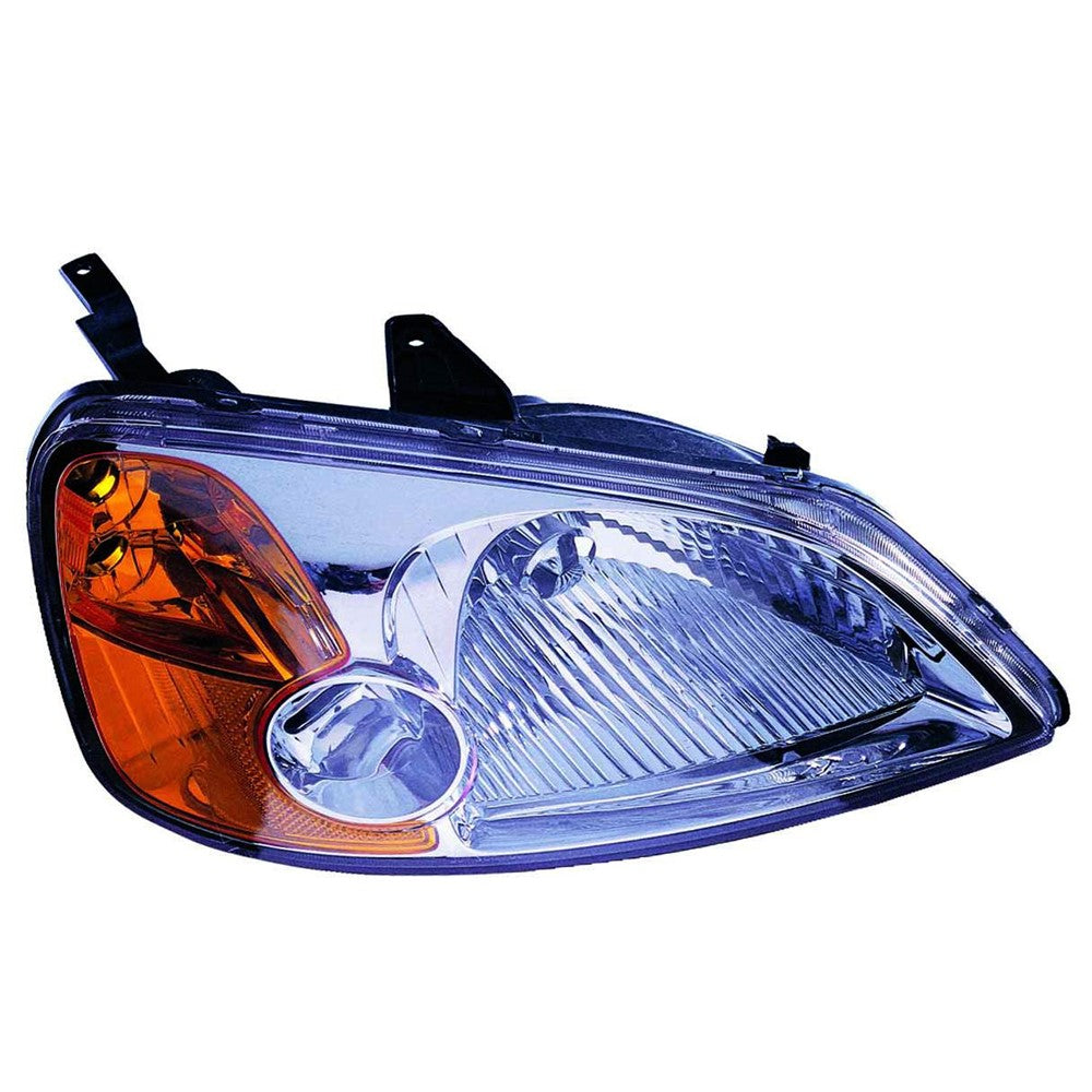 Front Right Passenger Side Headlight Lens And Housing 2001-2003 Honda Civic