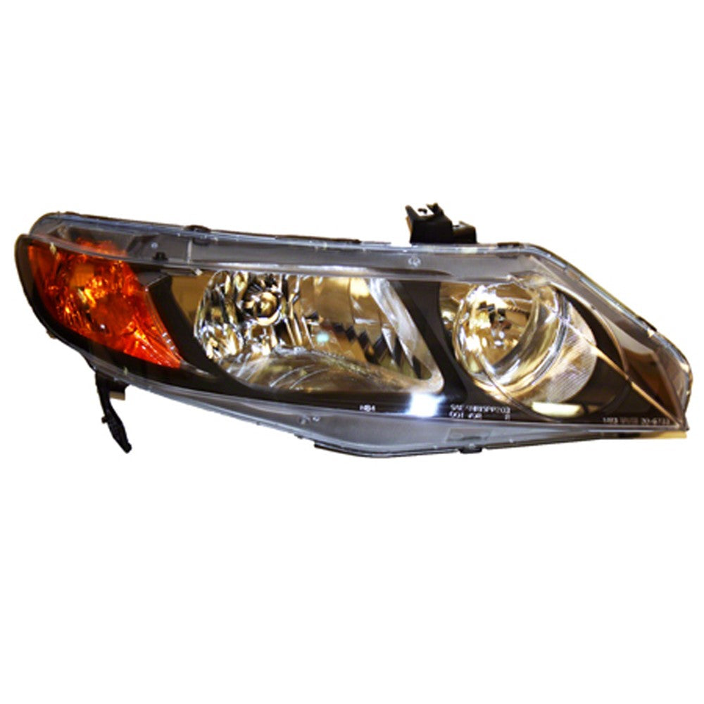 Front Right Passenger Side Headlight Lens And Housing 2006-2008 Honda Civic