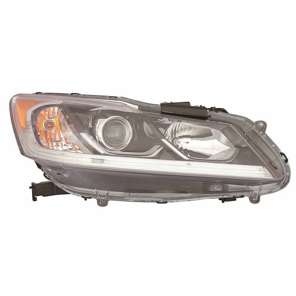 Front Right Passenger Side Halogen Headlight Assembly 2016-2017 Honda Accord