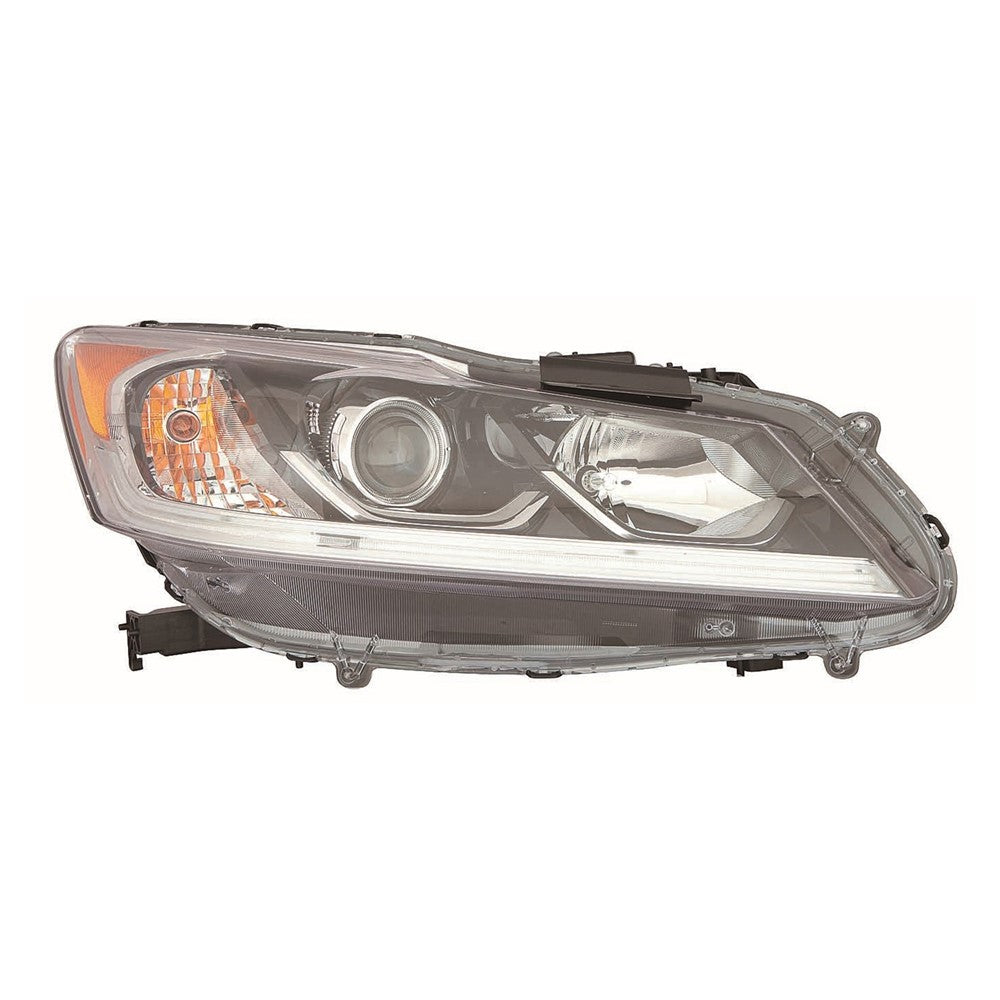 Front Right Passenger Side Halogen Headlight Assembly 2016-2017 Honda Accord
