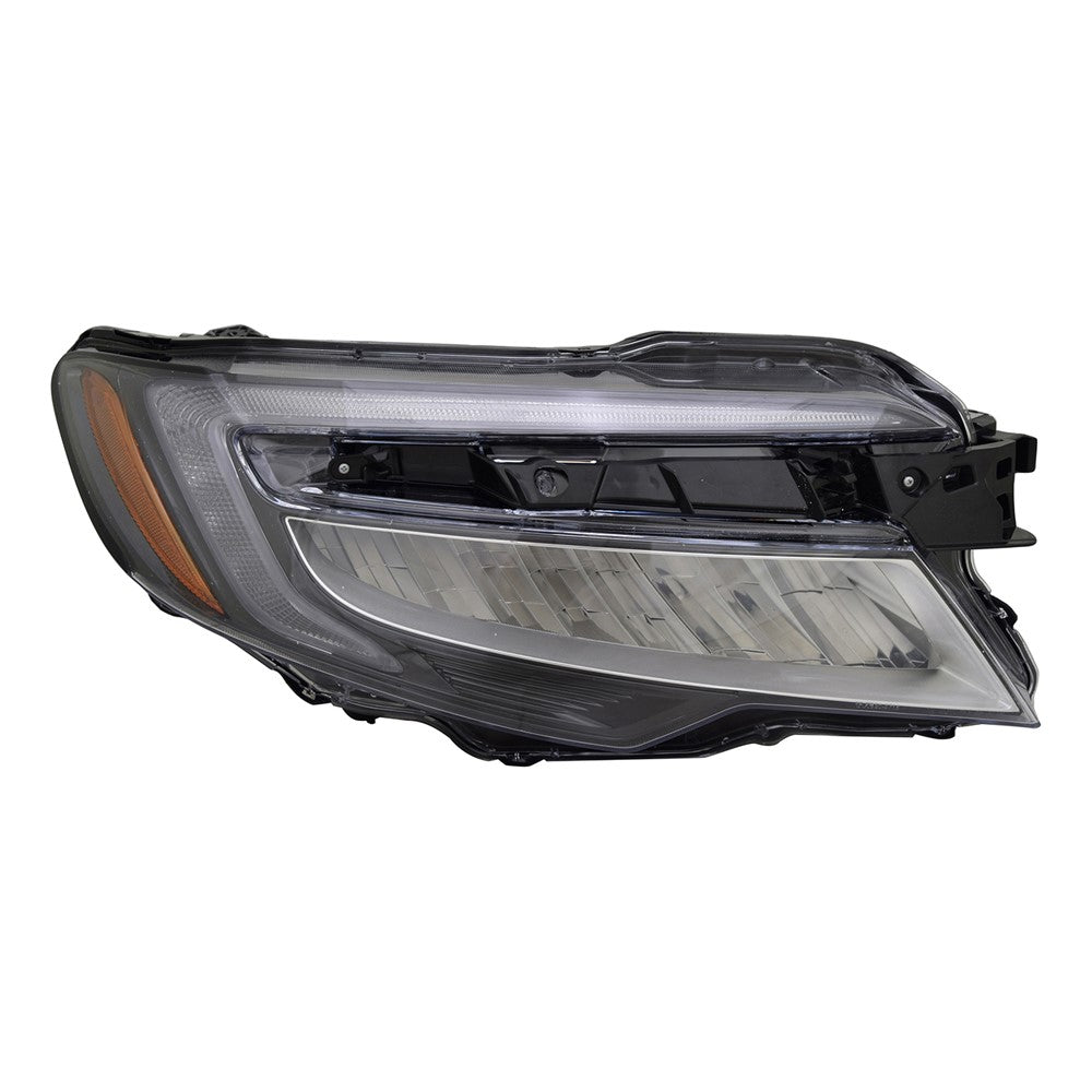 Front Right Passenger Side Bi-Led Headlight Assembly [led Low And Led High Beams] For Pilot Touring Elite And Black Edition 2019-2022 Honda Passport