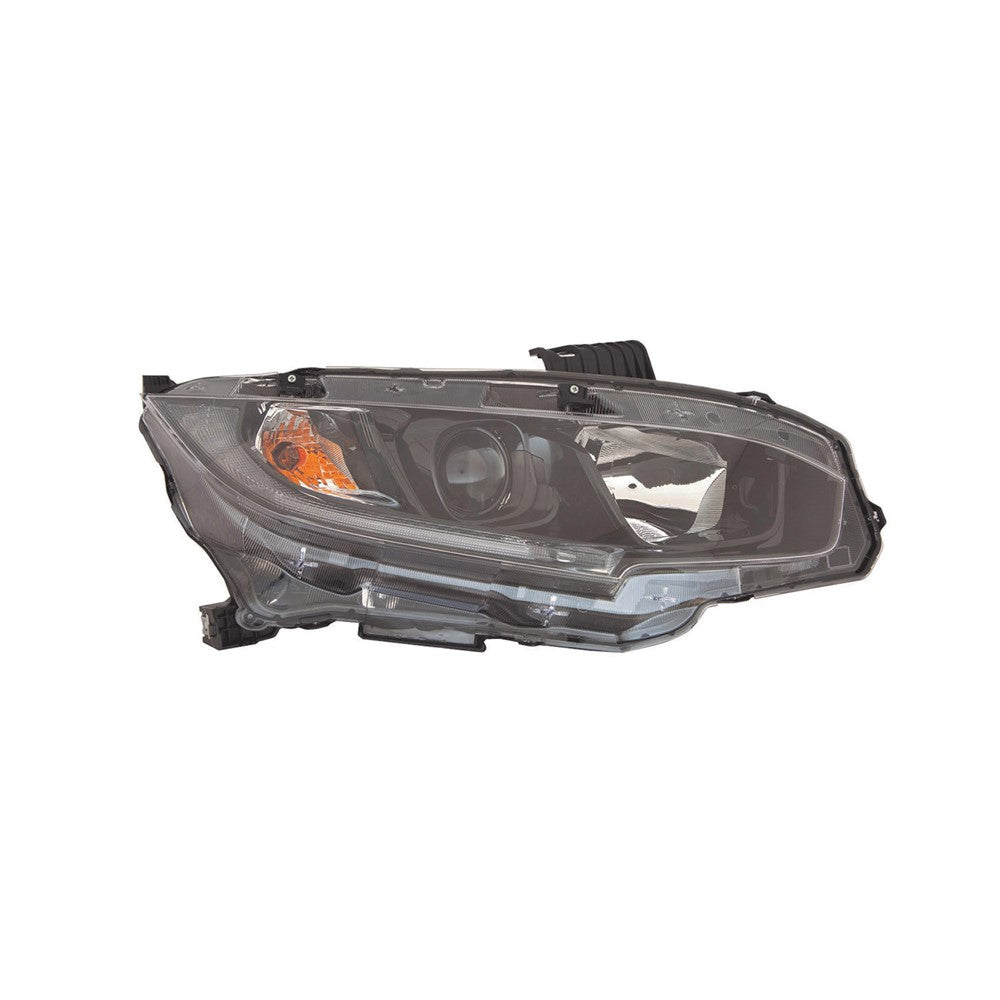 Front Right Passenger Side Halogen Headlight Assembly 2018 Honda Civic