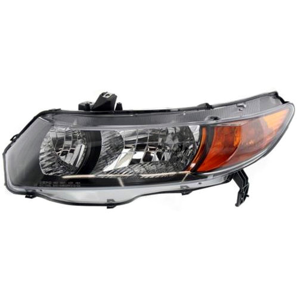 Front Left Driver Side Headlight Lens And Housing 2006-2008 Honda Civic