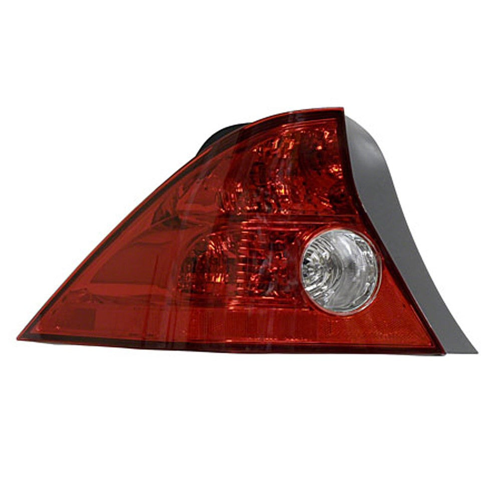 Rear Left Driver Side Outer Tail Light Lens And Housing 2004-2005 Honda Civic
