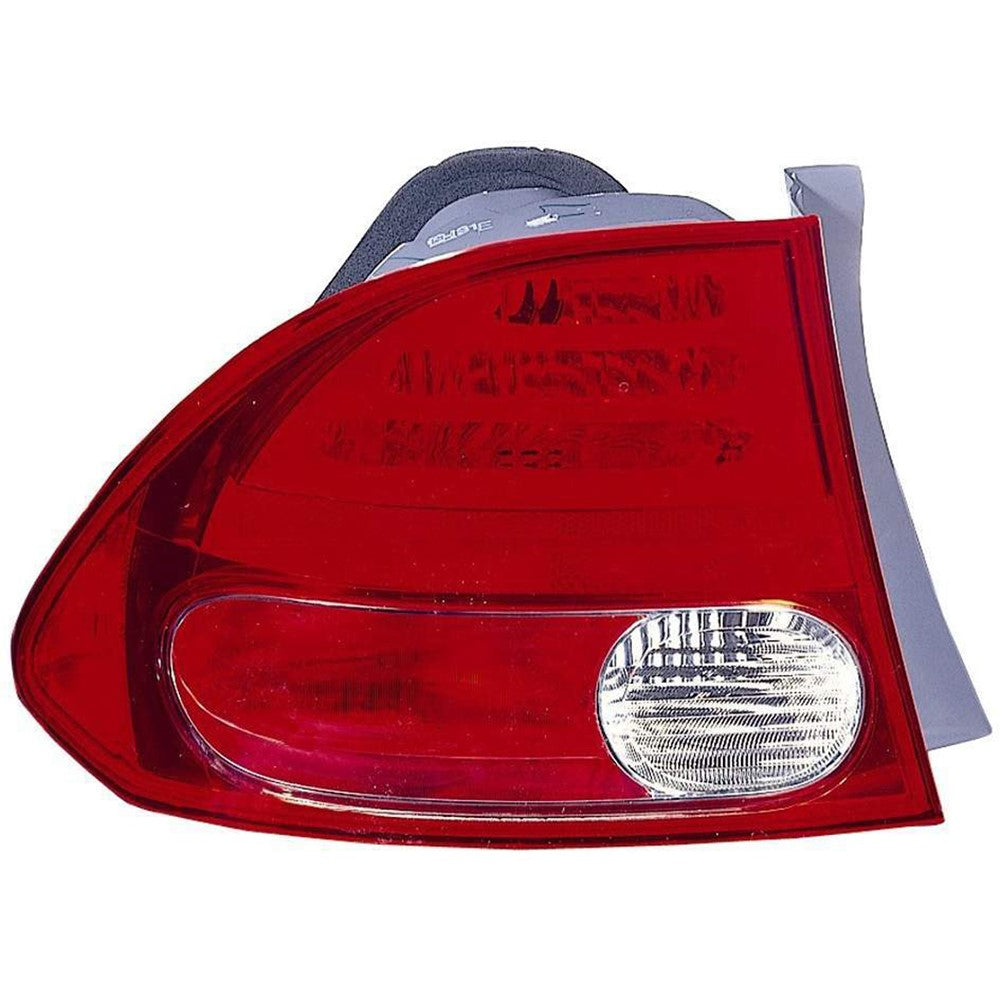 Rear Left Driver Side Outer Tail Light Assembly 2006-2008 Honda Civic