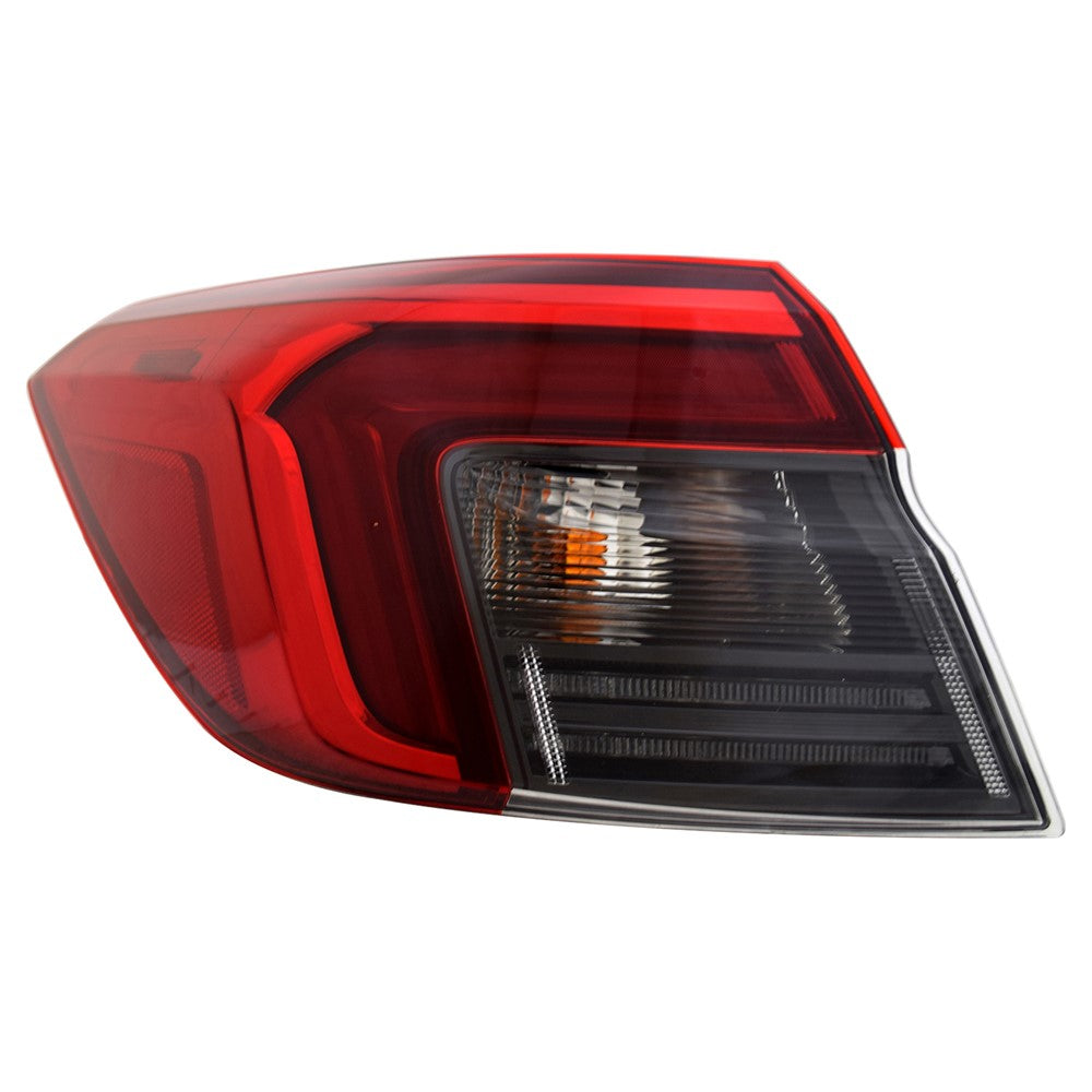 Rear Left Driver Side Outer Led Tail Light Assembly 2022-2024 Honda Civic