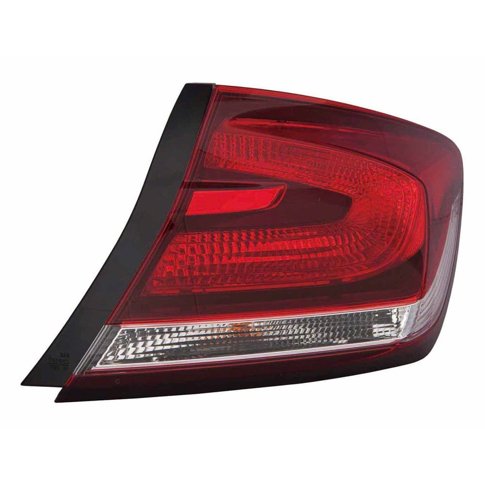 Rear Right Passenger Side Outer Tail Light Assembly 2013-2015 Honda Civic