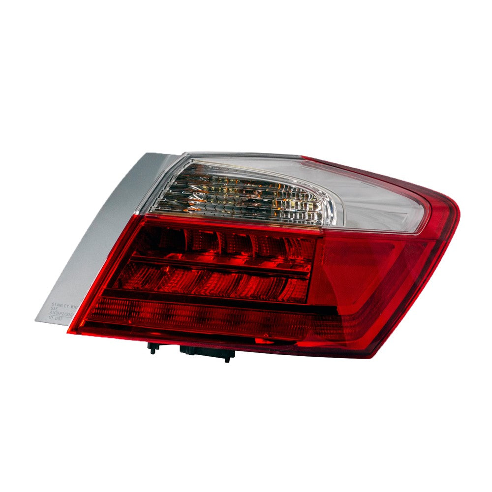 Rear Right Passenger Side Outer Led Tail Light Assembly 2013-2015 Honda Accord