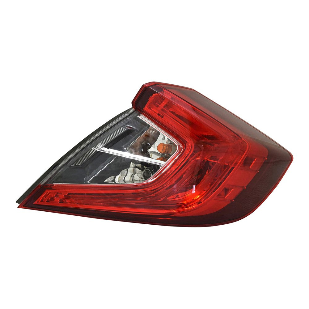 Rear Right Passenger Side Outer Tail Light Assembly 2016-2021 Honda Civic