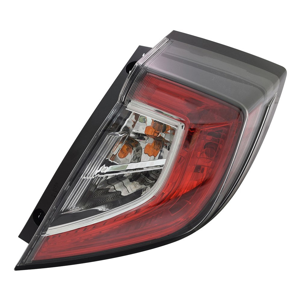 Rear Right Passenger Side Outer Led Tail Light Assembly 2017-2021 Honda Civic