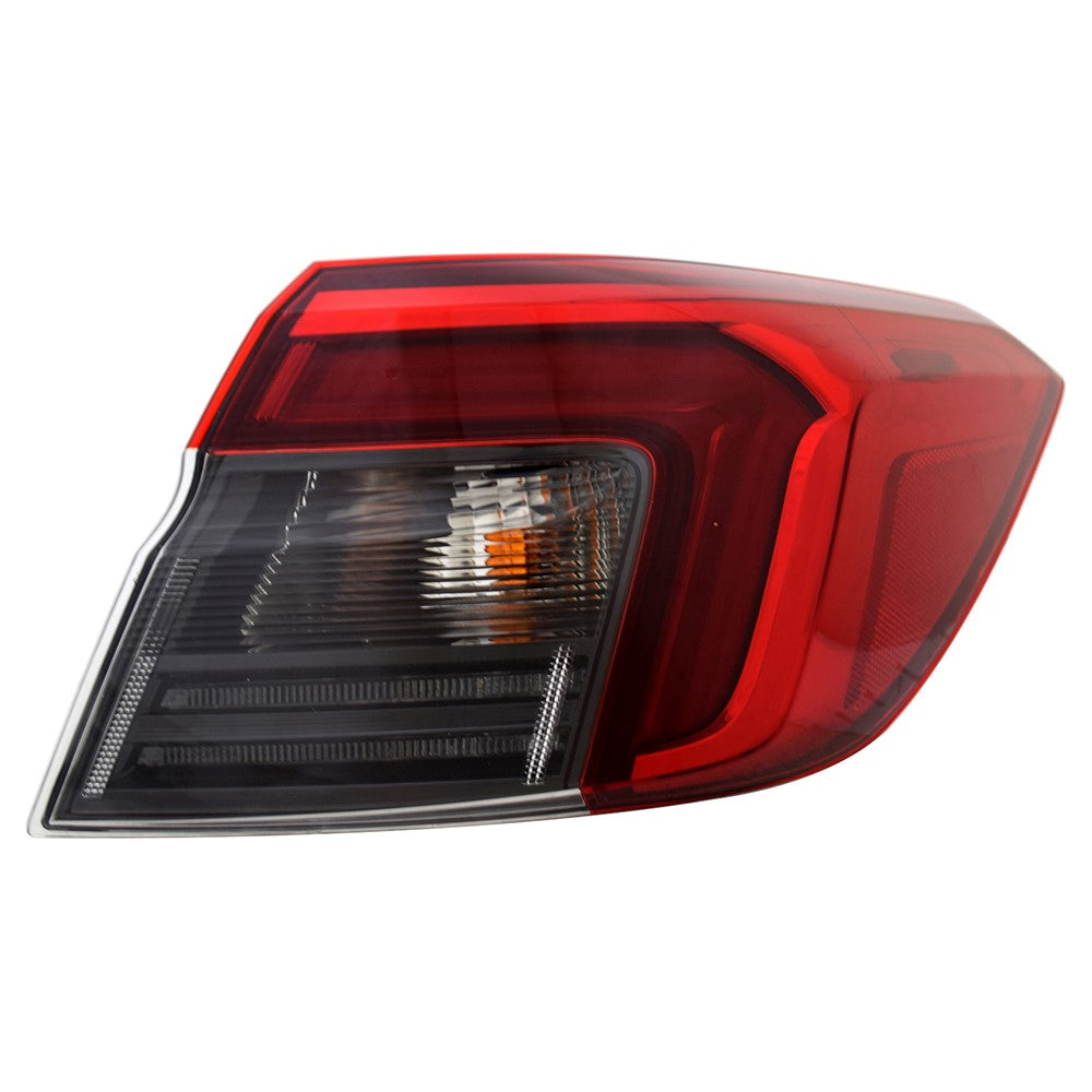 Rear Right Passenger Side Outer Led Tail Light Assembly 2022-2024 Honda Civic