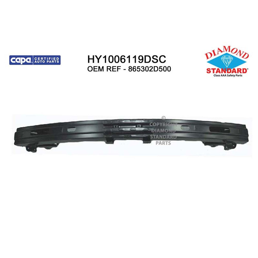 Front Bumper Impact Bar 2004-2006 Hyundai Elantra