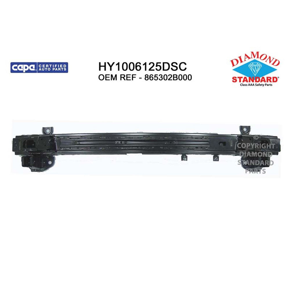 Front Bumper Impact Bar 2007-2009 Hyundai Santa Fe
