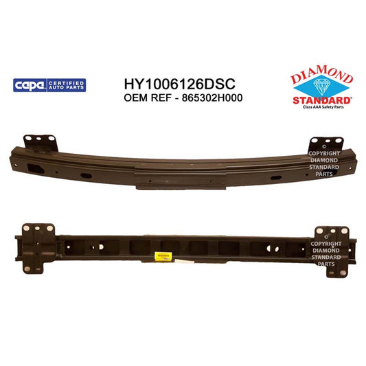 Front Bumper Impact Bar 2007-2012 Hyundai Elantra