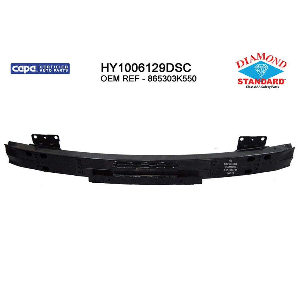 Front Bumper Impact Bar 2009-2010 Hyundai Sonata