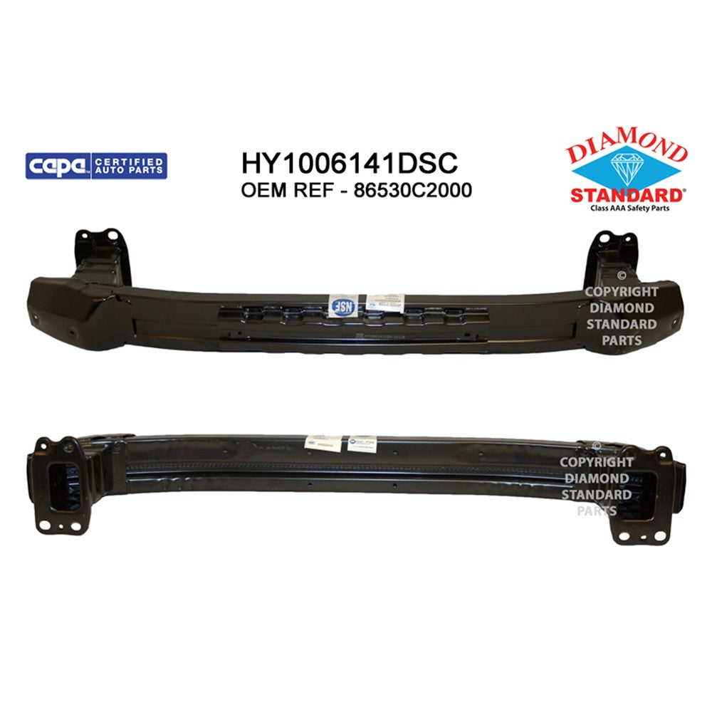 Front Bumper Impact Bar 2015-2017 Hyundai Sonata