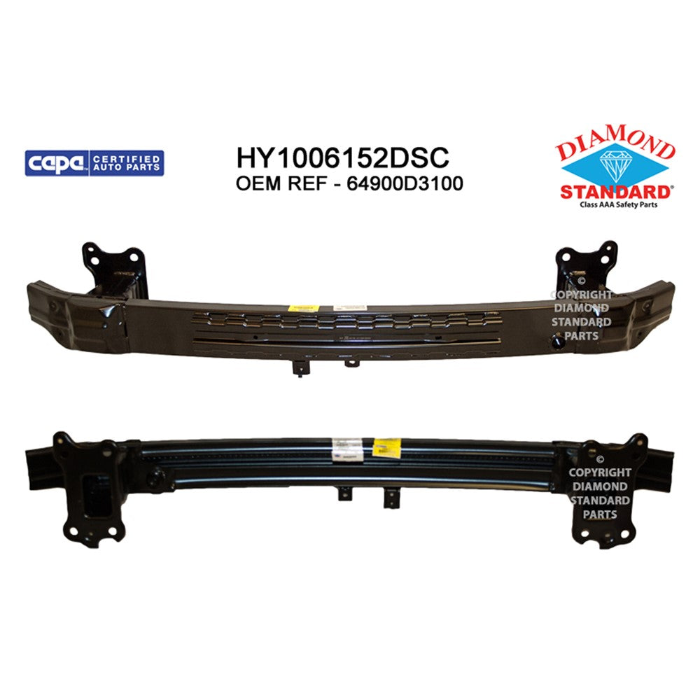 Front Bumper Impact Bar 2016-2018 Hyundai Tucson