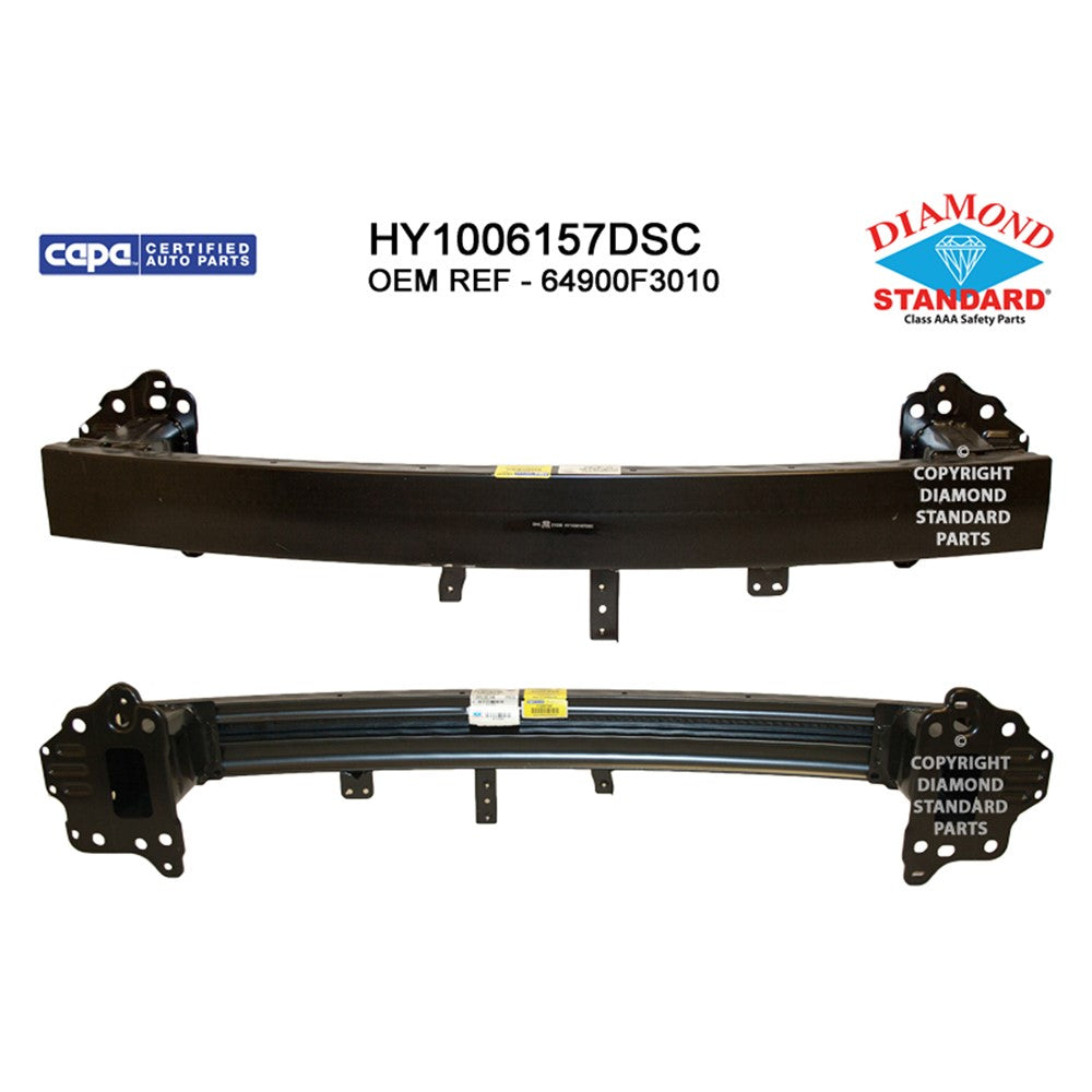 Front Bumper Impact Bar 2017-2020 Hyundai Elantra