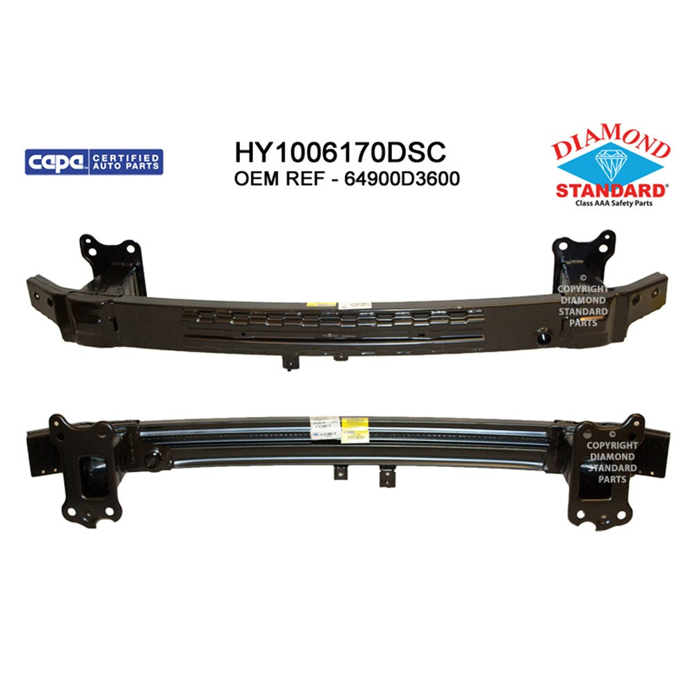 Front Bumper Impact Bar 2019-2021 Hyundai Tucson