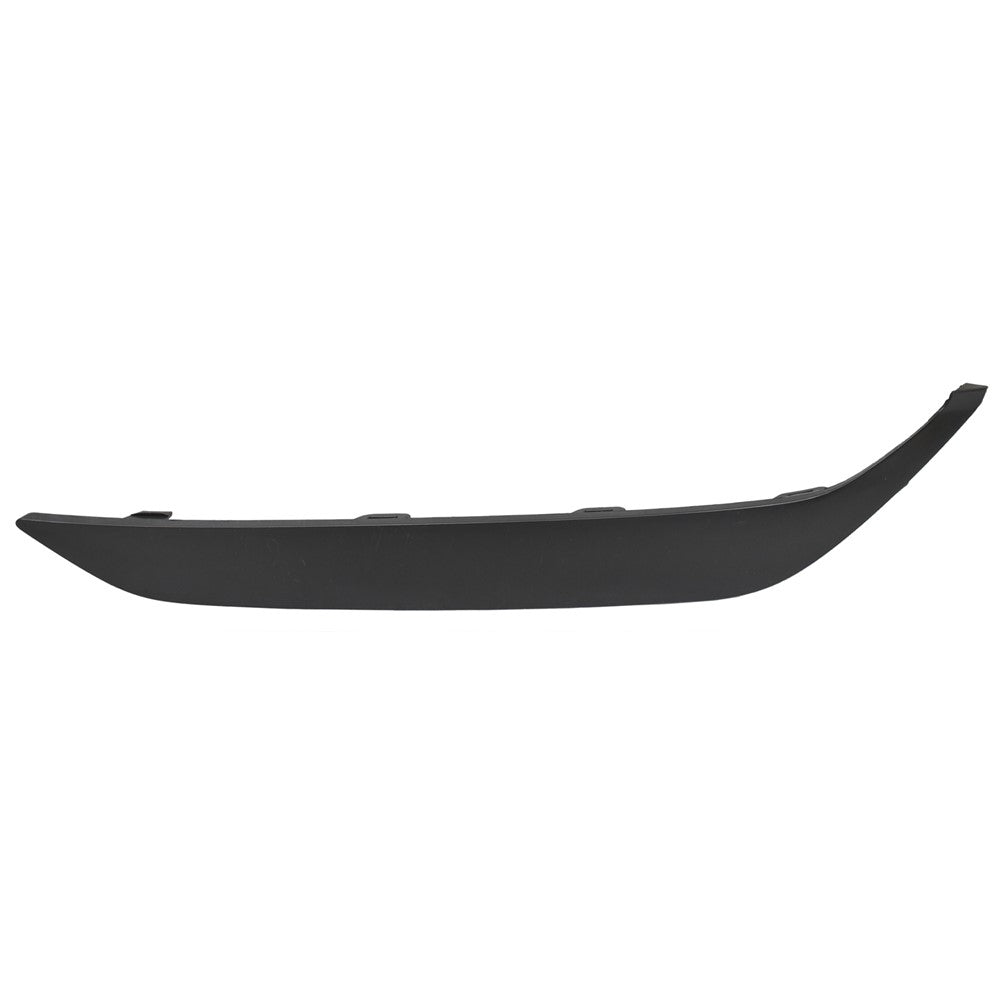 Front Left Front Driver Side Lower Bumper Cover Molding [below Fog Lamp Insert] Painted Gloss Black 2016-2018 Hyundai Tucson