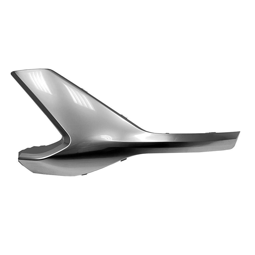 Front Left Front Driver Side Valance Panel [lower End Plate Molding] Satin Chrome 2021-2023 Hyundai Santa Fe