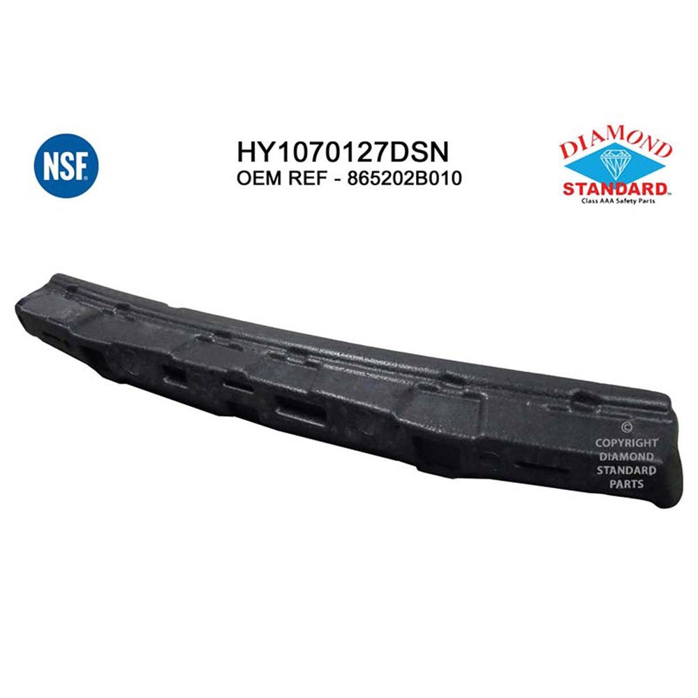 Front Bumper Impact Absorber 2007-2009 Hyundai Santa Fe
