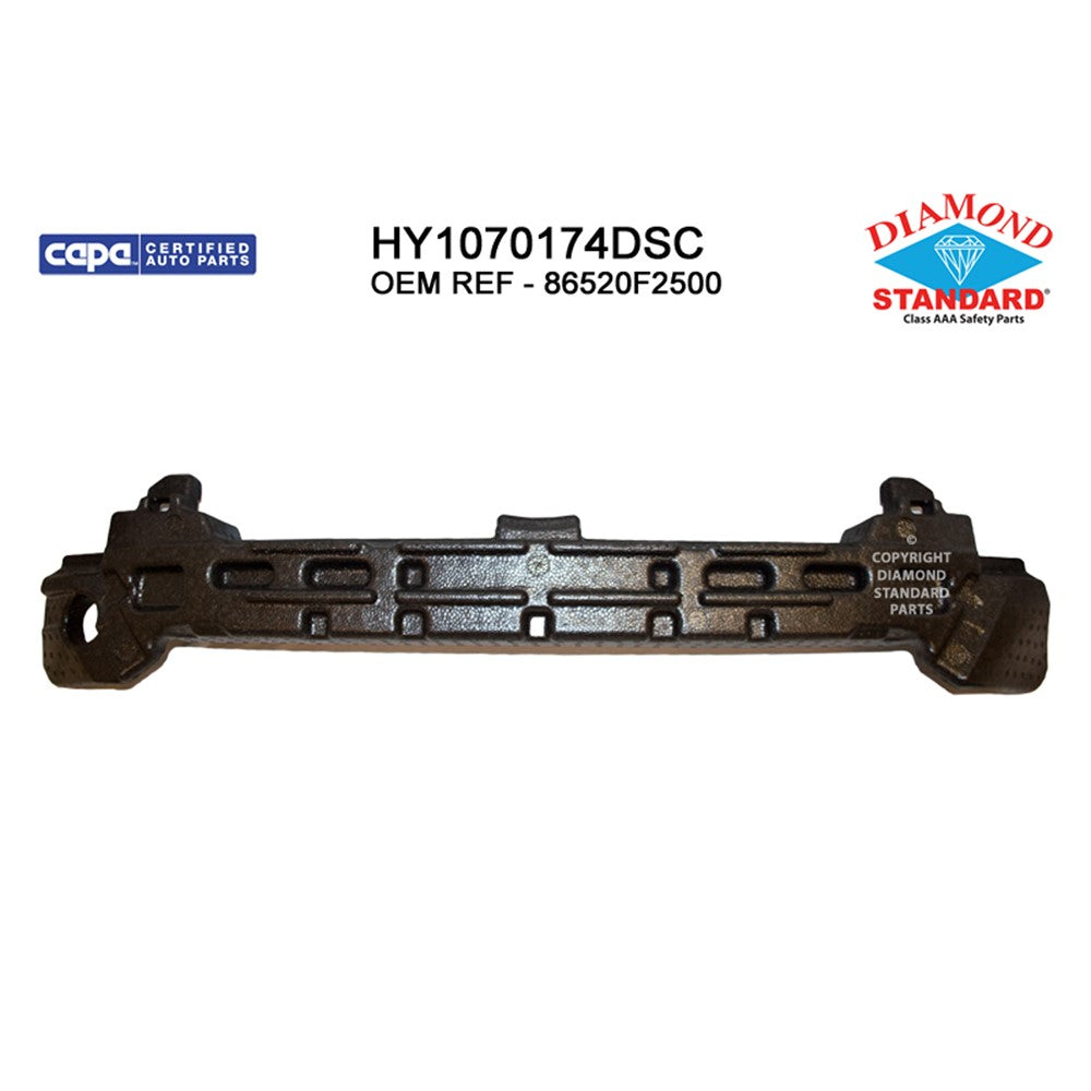 Front Bumper Impact Absorber 2017-2018 Hyundai Elantra