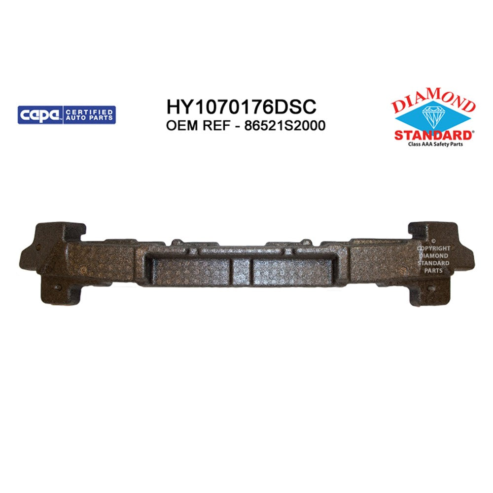 Front Bumper Impact Absorber 2019-2020 Hyundai Santa Fe