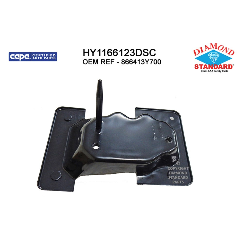 Rear Left Rear Driver Side Bumper Impact Bar Bracket 2014-2016 Hyundai Elantra