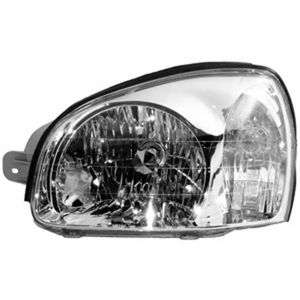 Front Left Driver Side Headlight Assembly 2001-2003 Hyundai Santa Fe