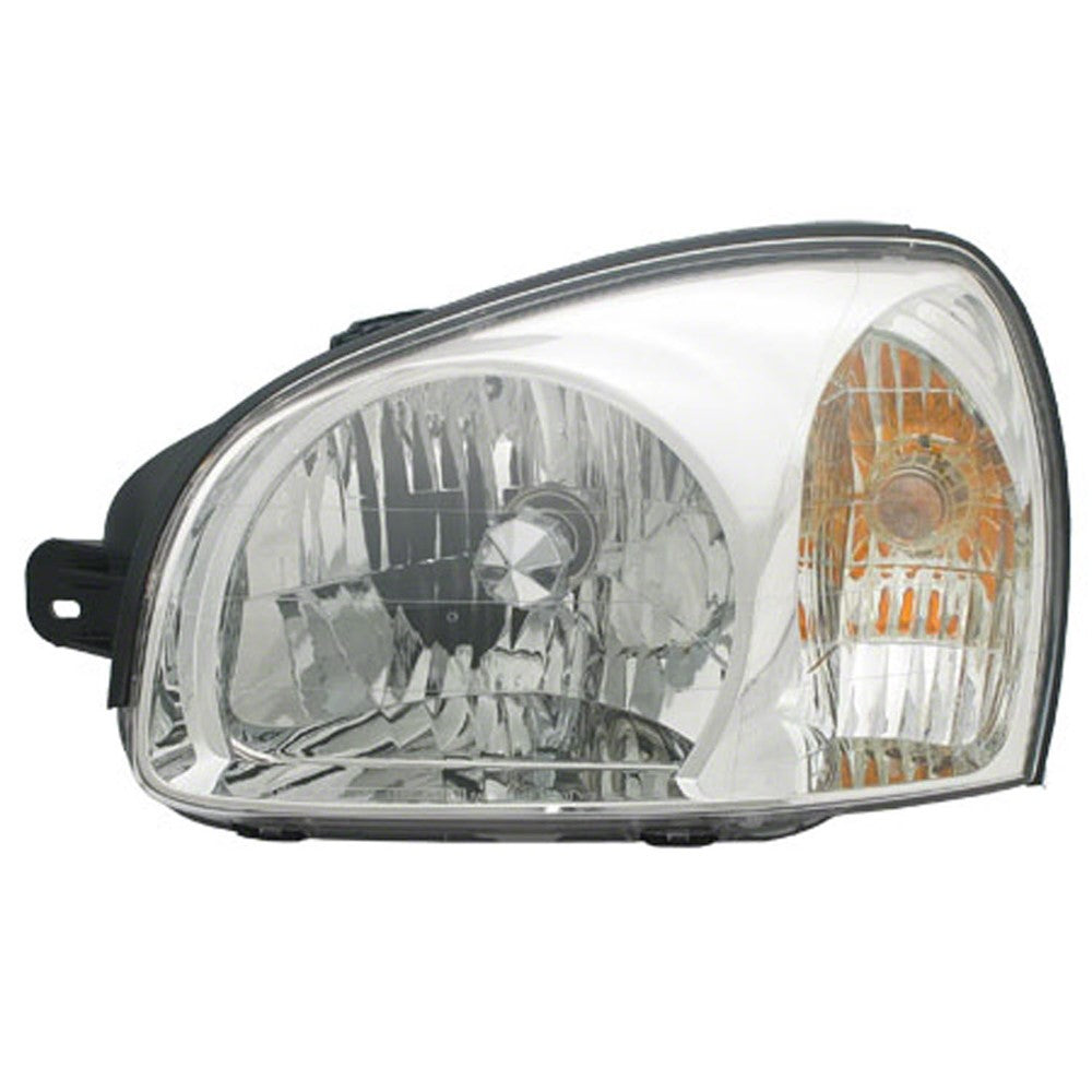 Front Left Driver Side Headlight Assembly 2003-2006 Hyundai Santa Fe