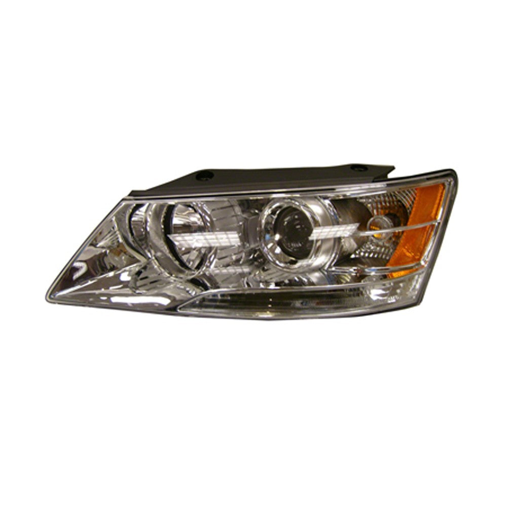 Front Left Driver Side Halogen Headlight Assembly 2009-2010 Hyundai Sonata