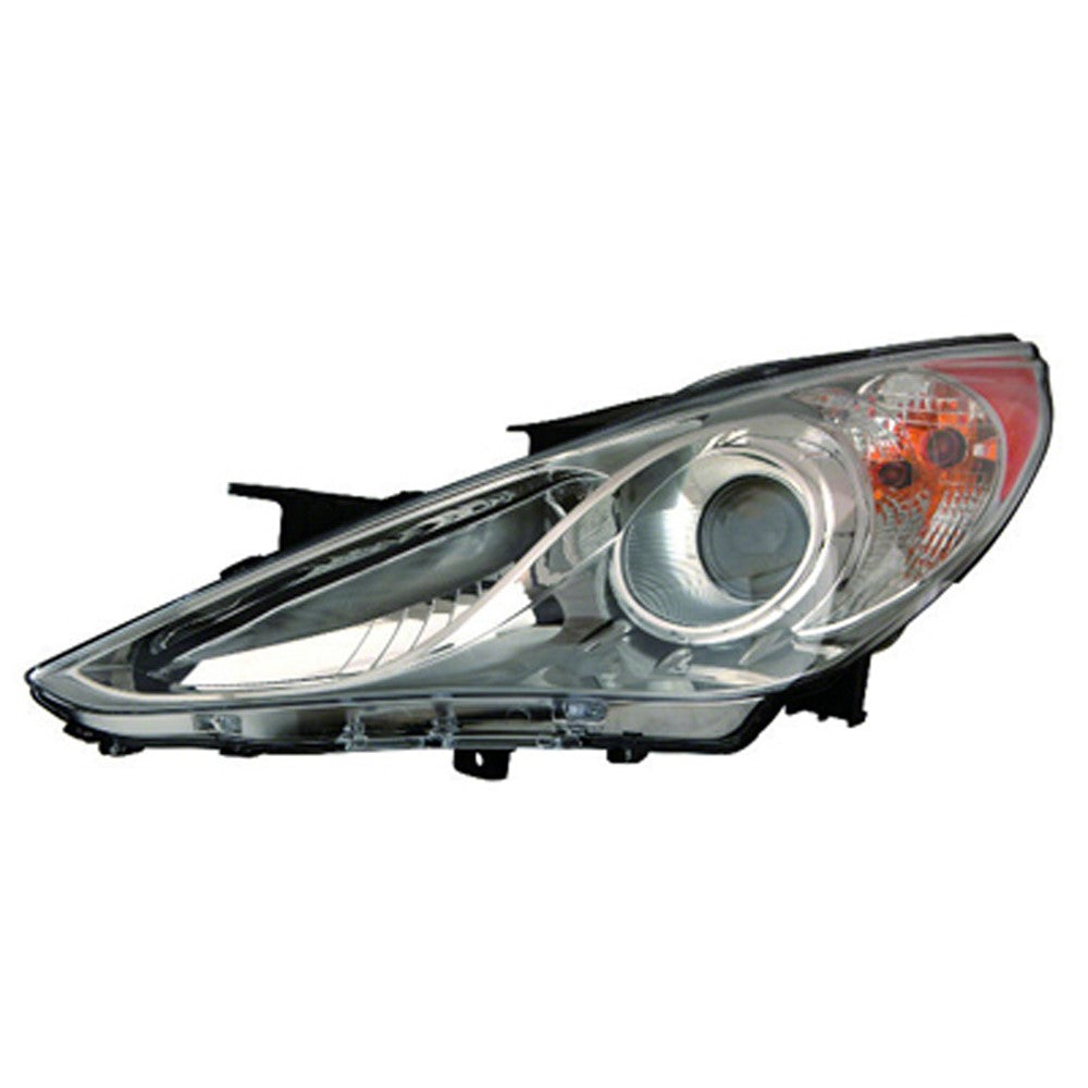 Front Left Driver Side Headlight Assembly 2011-2014 Hyundai Sonata
