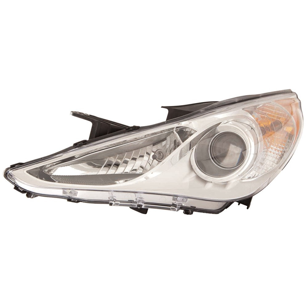 Front Left Driver Side Halogen Headlight Assembly 2011-2014 Hyundai Sonata