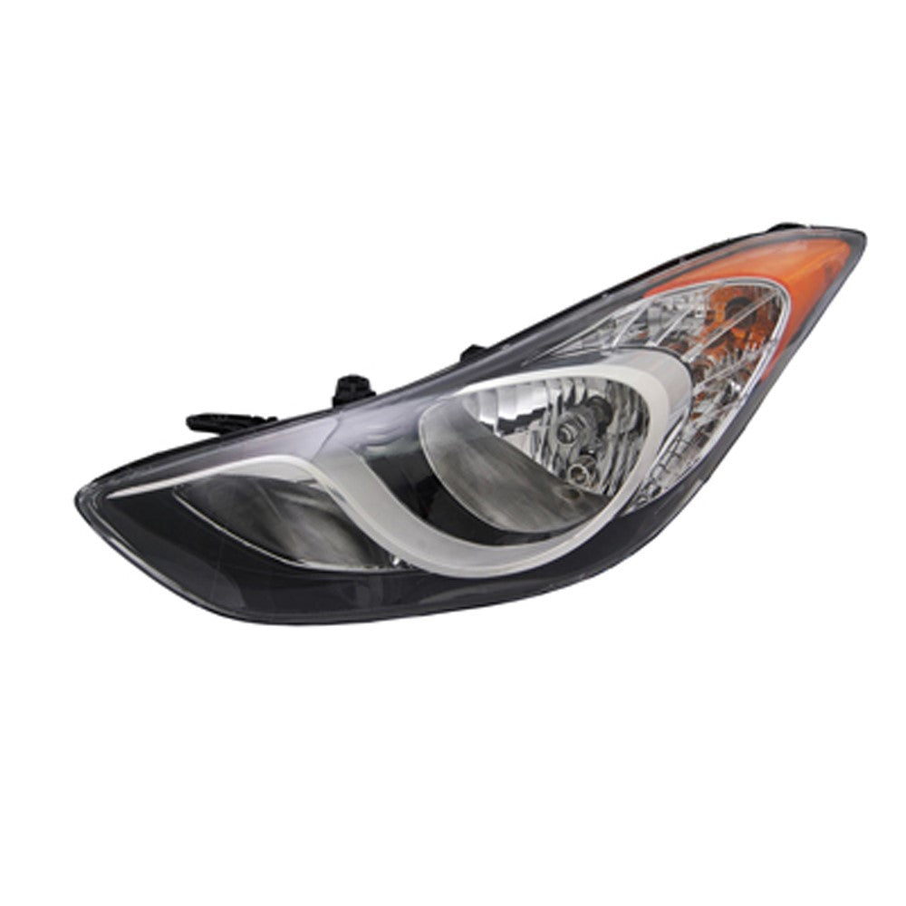 Front Left Driver Side Headlight Assembly 2011-2013 Hyundai Elantra, Elantra Coupe