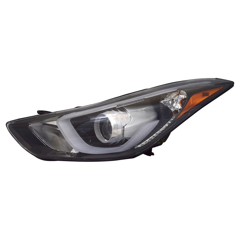 Front Left Driver Side Headlight Assembly 2014-2016 Hyundai Elantra