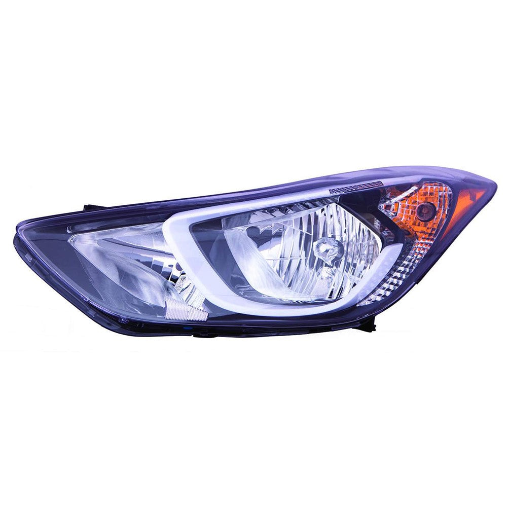 Front Left Driver Side Headlight Assembly 2014-2016 Hyundai Elantra