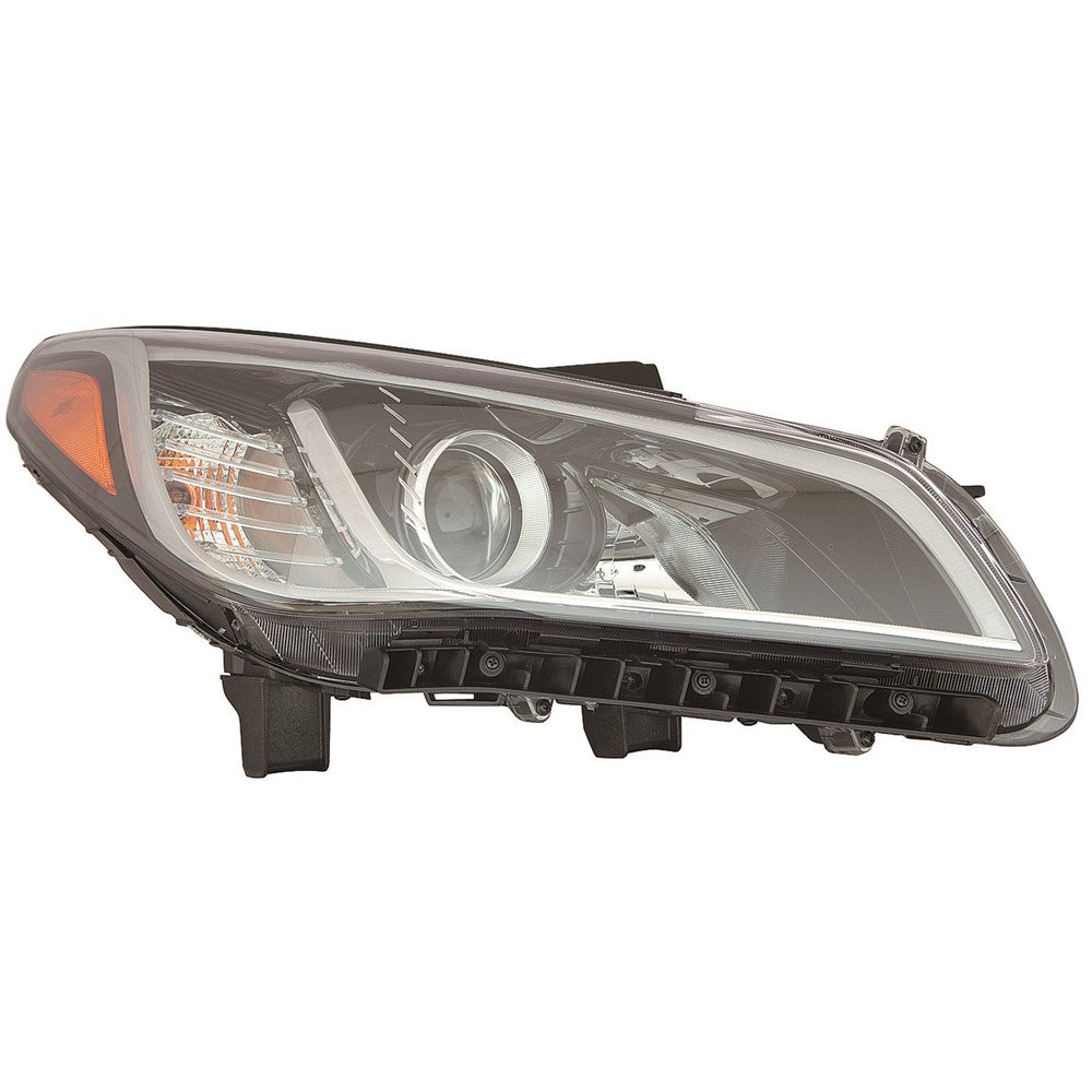 Front Left Driver Side Halogen Headlight Assembly 2016-2017 Hyundai Sonata