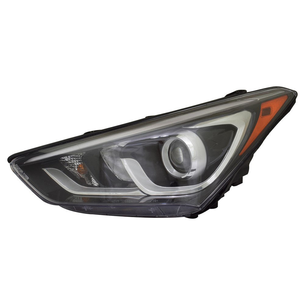 Front Left Driver Side Halogen Headlight Assembly 2017-2018 Hyundai Santa Fe Sport