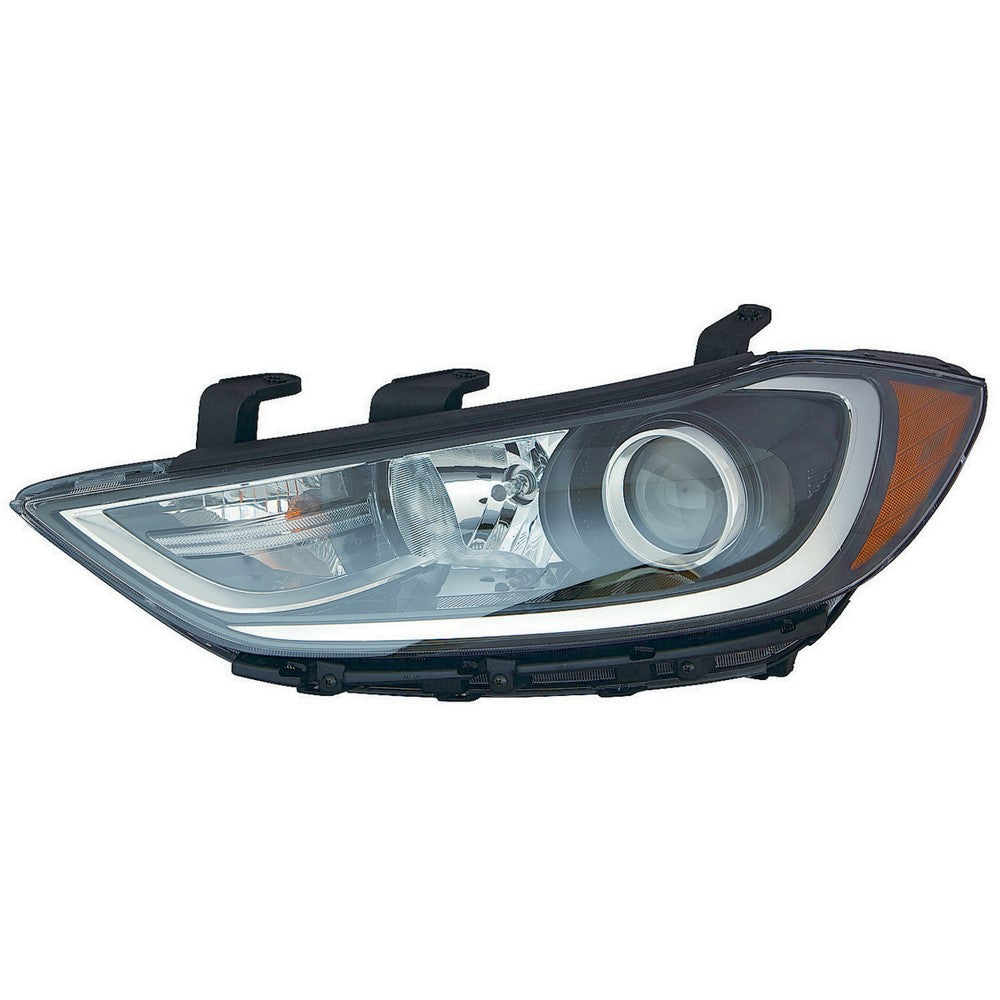 Front Left Driver Side Hid Headlight Assembly 2017-2018 Hyundai Elantra