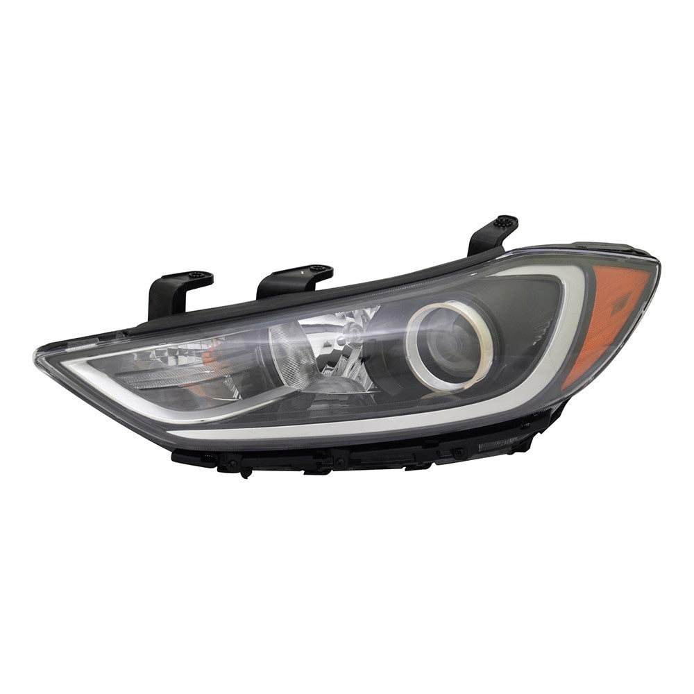 Front Left Driver Side Hid Headlight Assembly 2017-2018 Hyundai Elantra